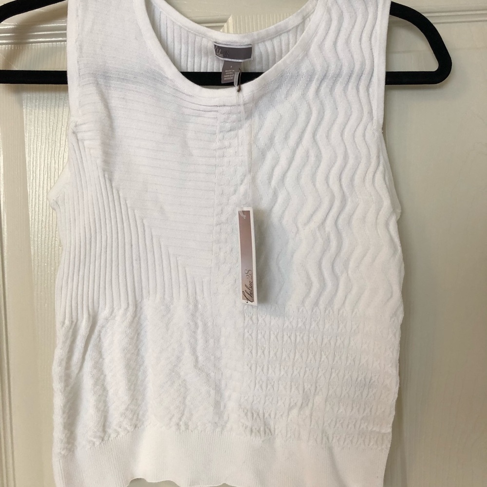 Chelsea White Tank Top